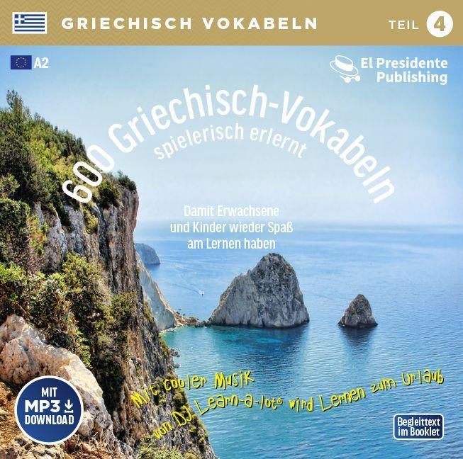 Vorderes Coverbild 600 Griechisch-Vokabeln spielerisch erlernt - Teil 4