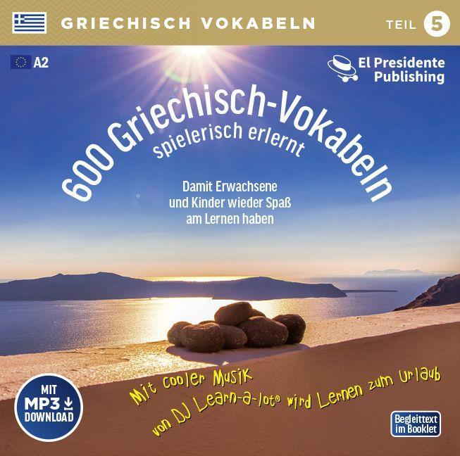 Vorderes Coverbild 600 Griechisch-Vokabeln spielerisch erlernt - Teil 5