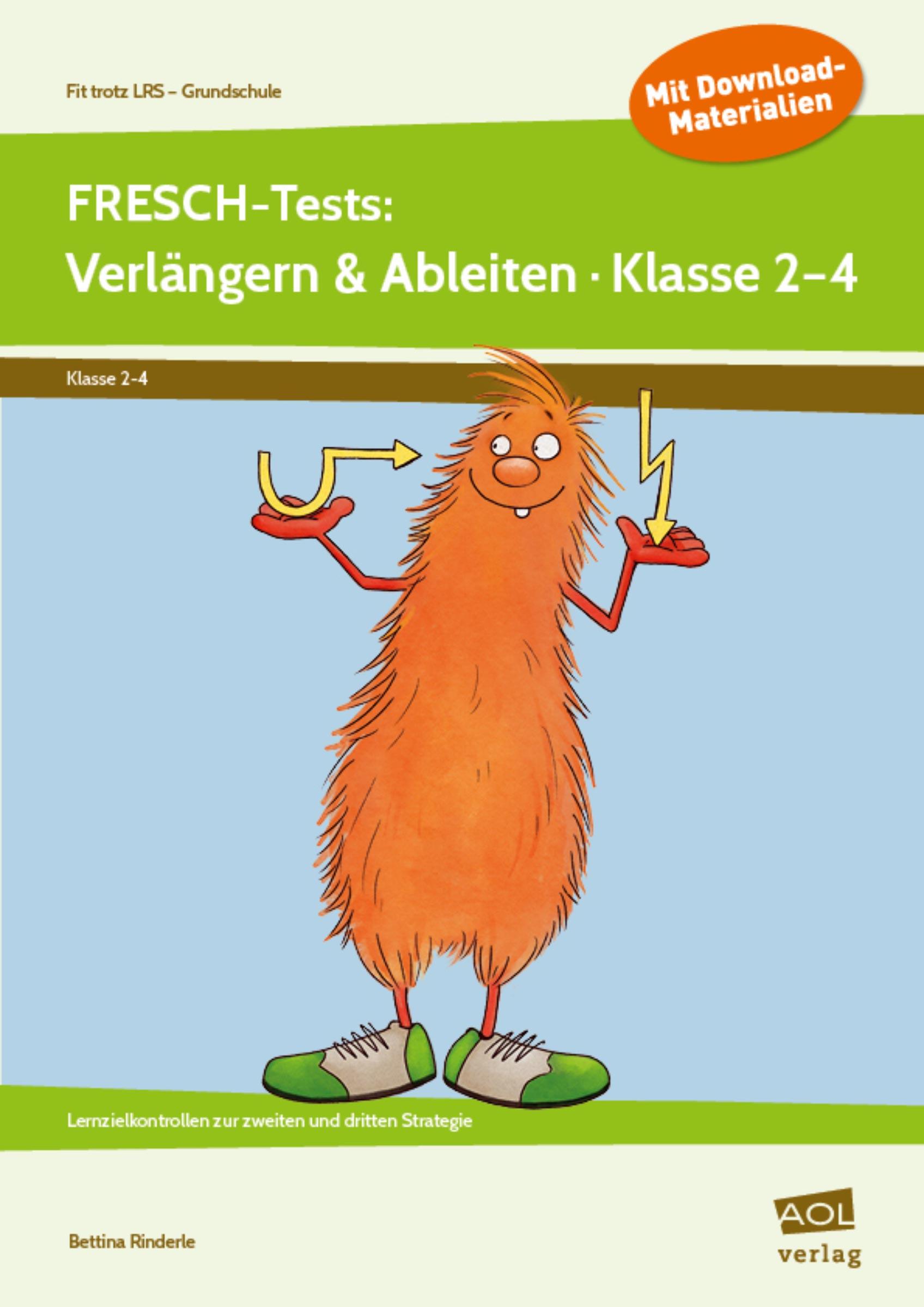 Vorderes Coverbild FRESCH-Tests: Verlängern & Ableiten - Klasse 2-4