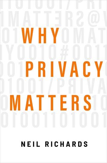 Vorderes Coverbild Why Privacy Matters