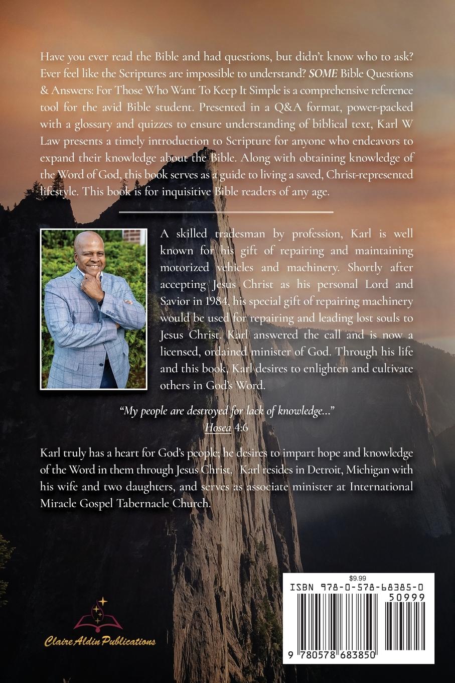 Rückseitencover SOME Bible Questions & Answers