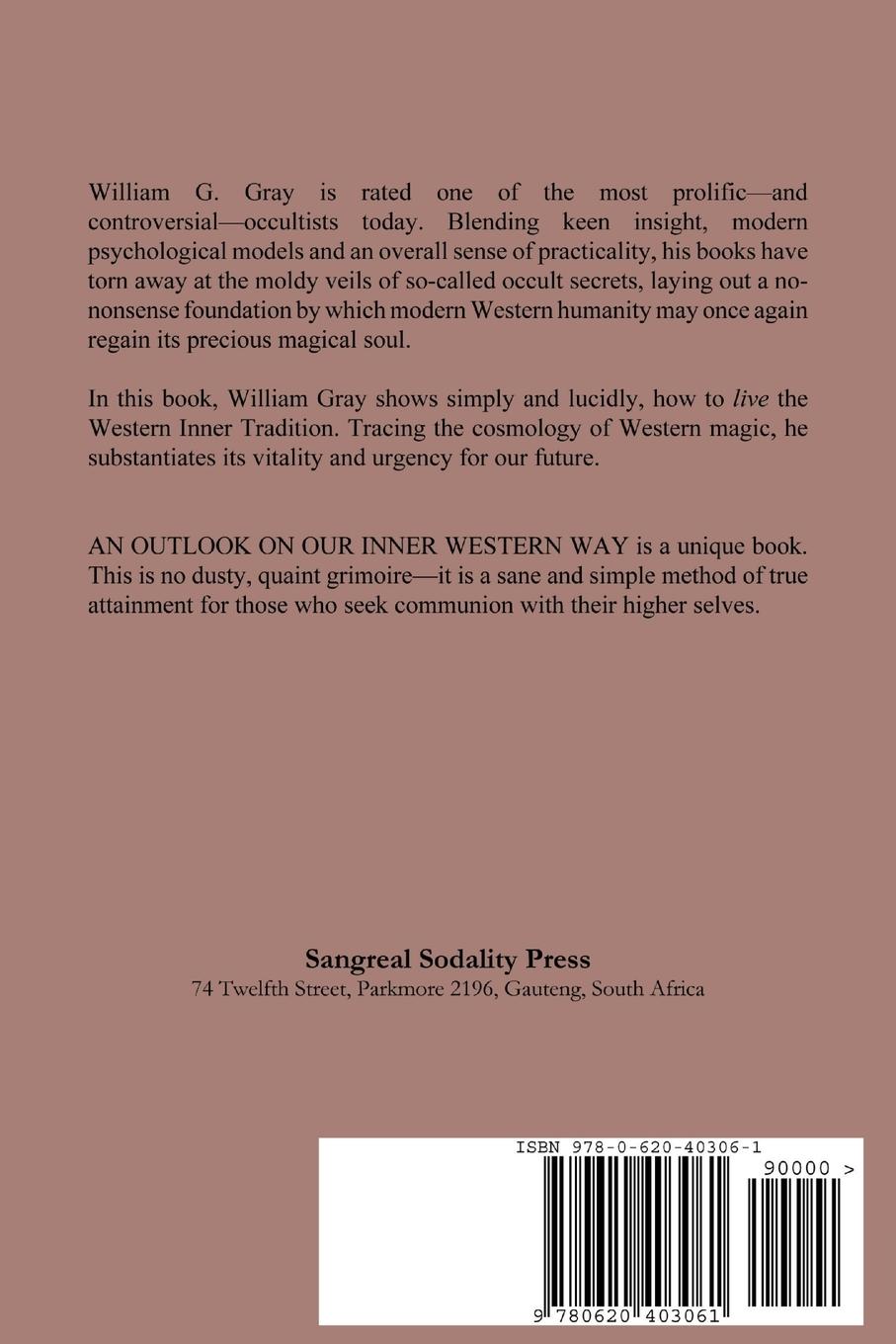Rückseitencover An Outlook on Our Inner Western Way
