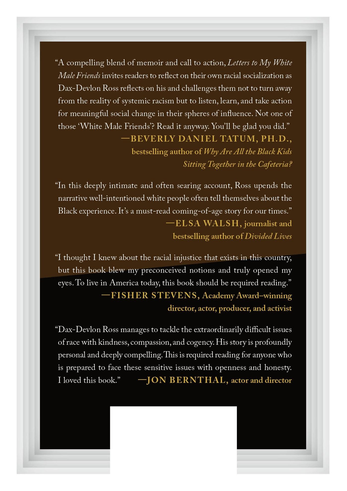 Rückseitencover Letters to My White Male Friends