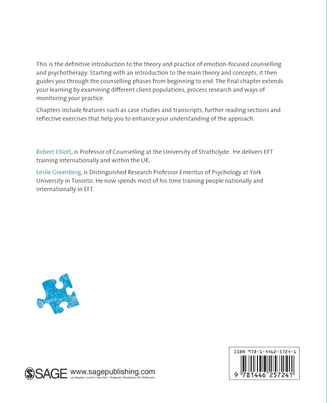 Rückseitencover Emotion-Focused Counselling in Action