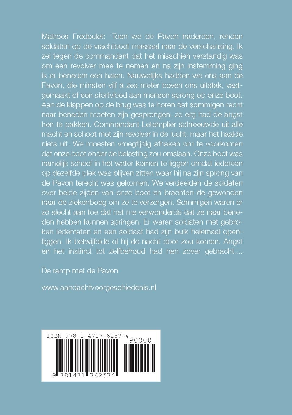 Rückseitencover De ramp met de Pavon