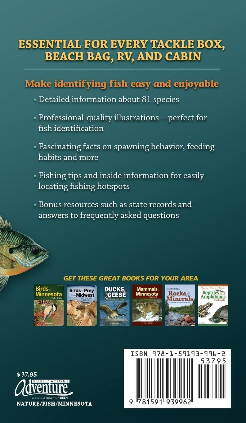 Rückseitencover Fish of Minnesota Field Guide