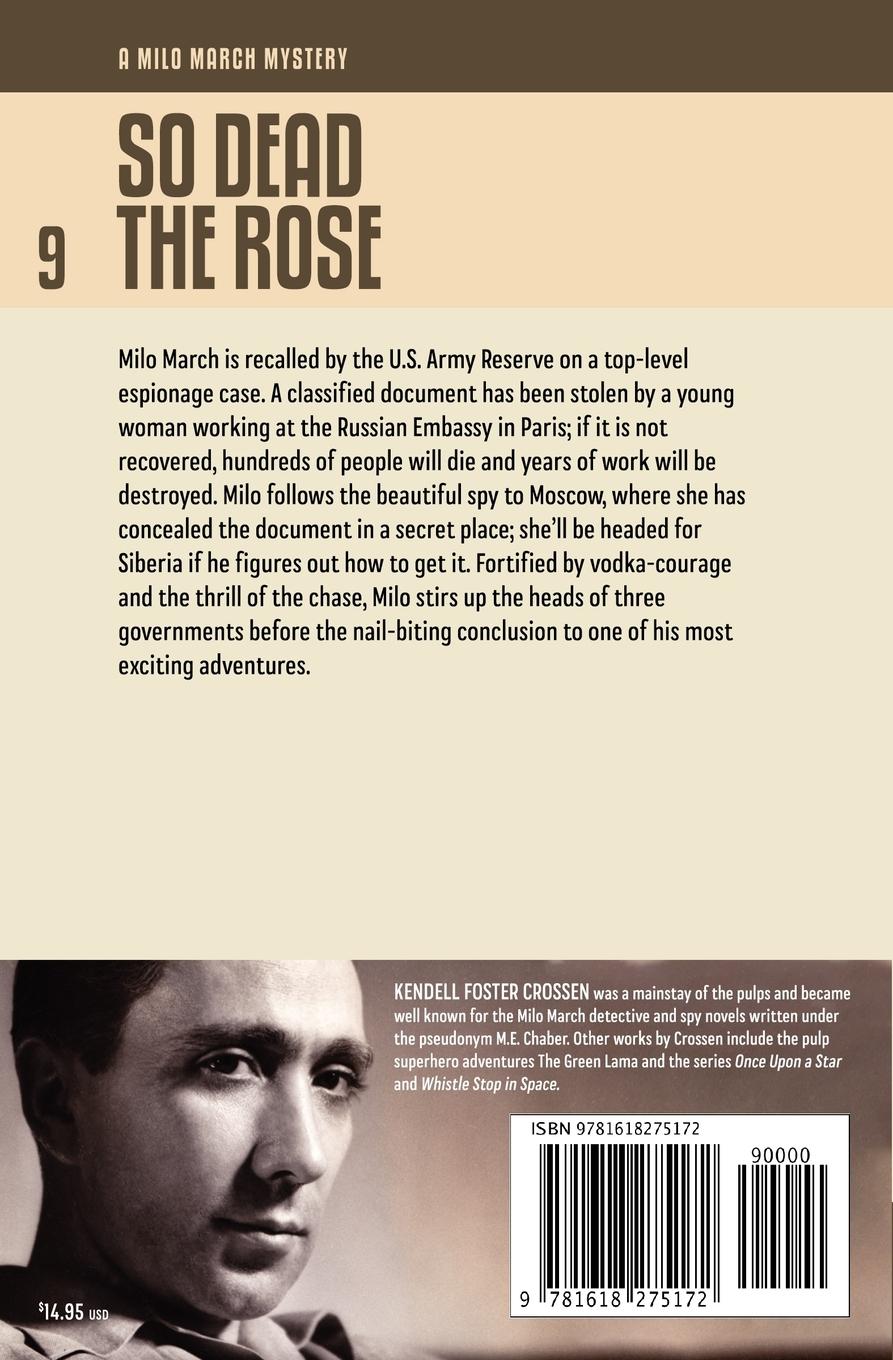 Rückseitencover Milo March #9: So Dead the Rose