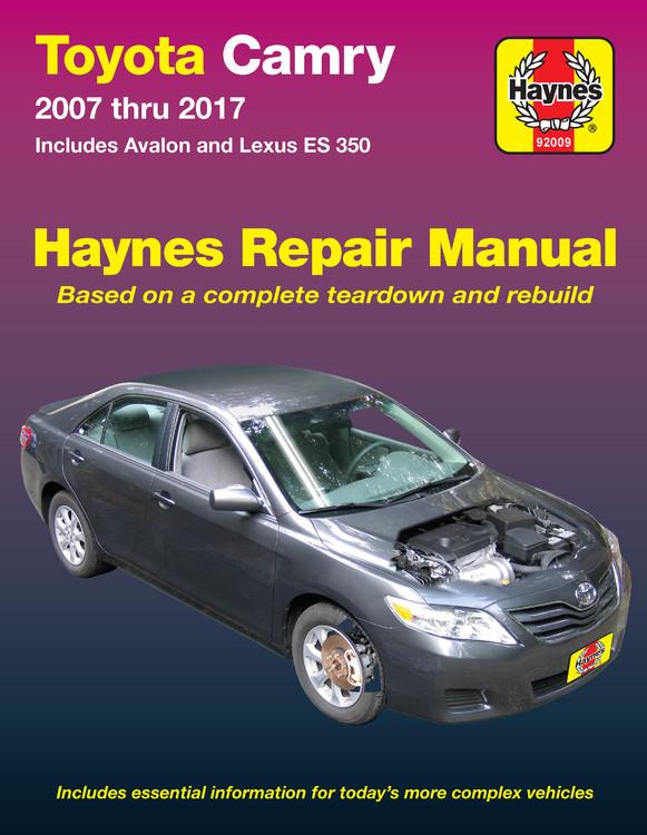 Vorderes Coverbild Toyota Camry & Avalon & Lexus ES 350 (2007-2017) (USA)