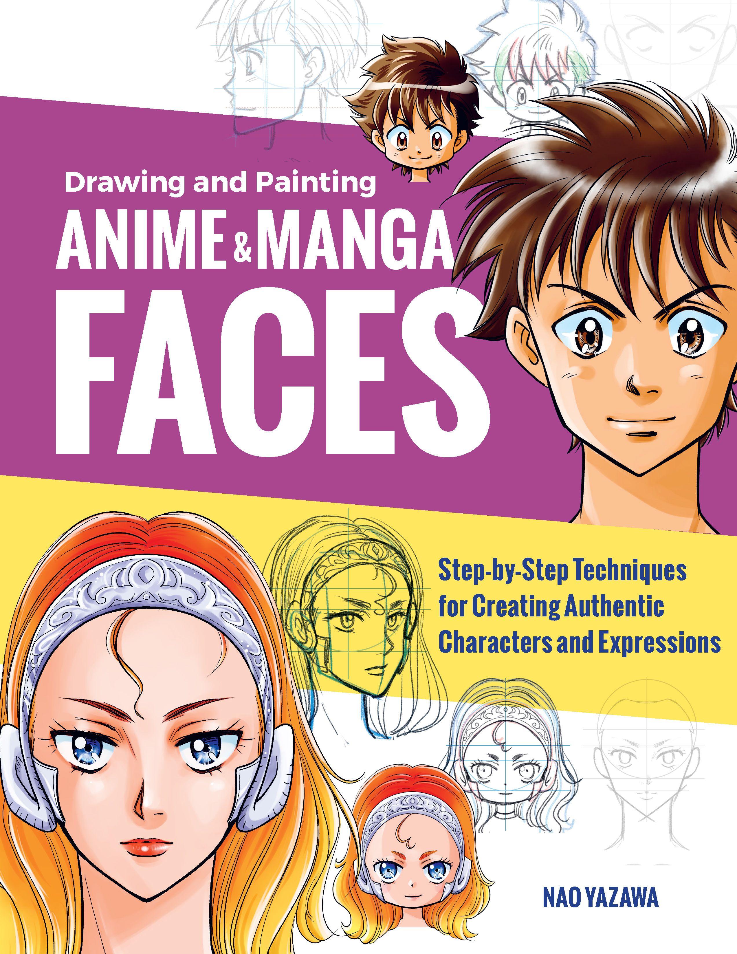 Vorderes Coverbild Drawing and Painting Anime and Manga Faces