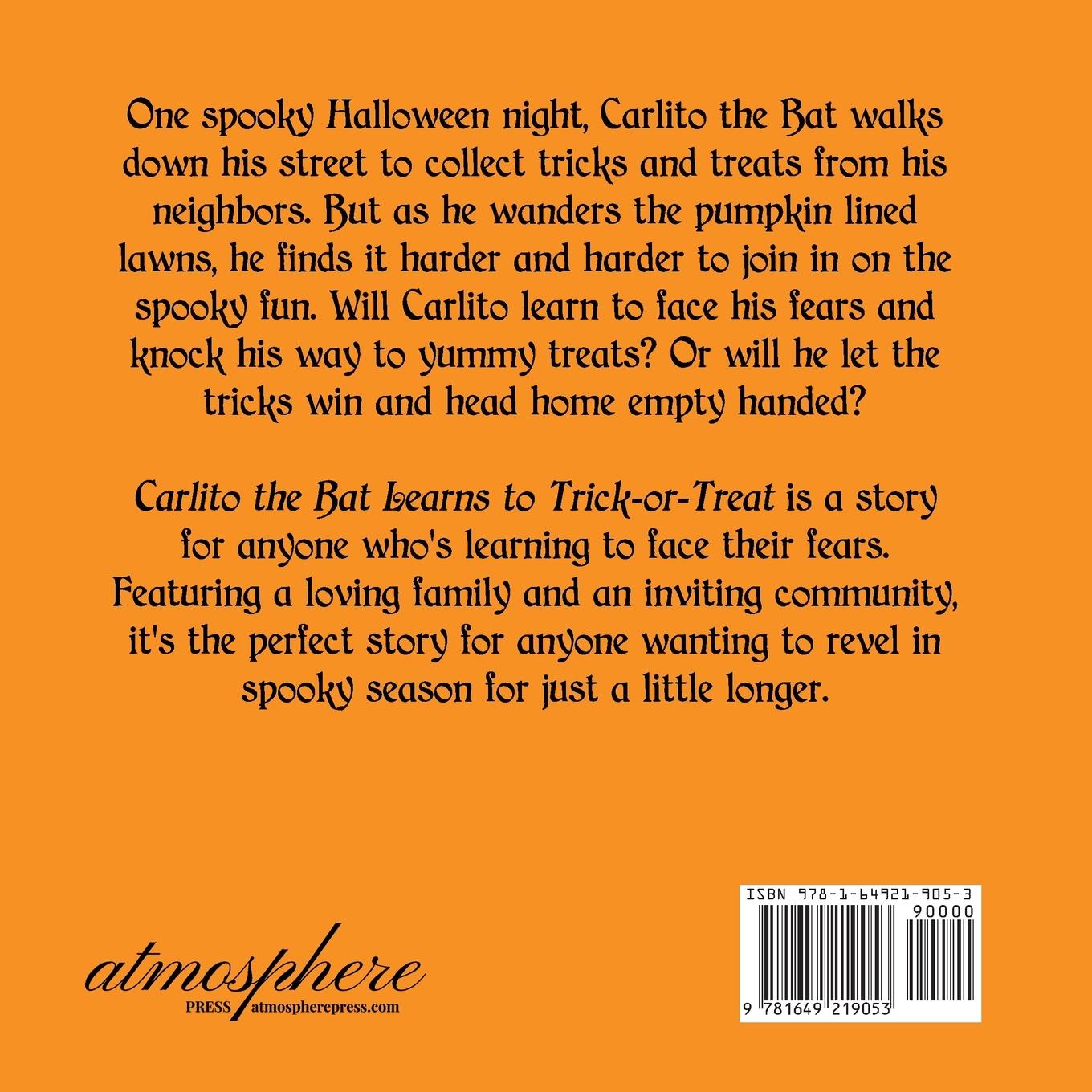 Rückseitencover Carlito the Bat Learns to Trick-or-Treat