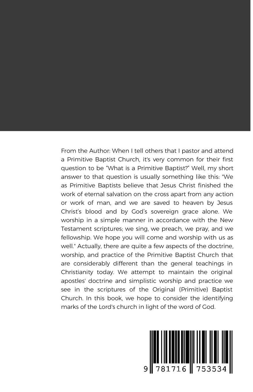Rückseitencover What is a Primitive Baptist