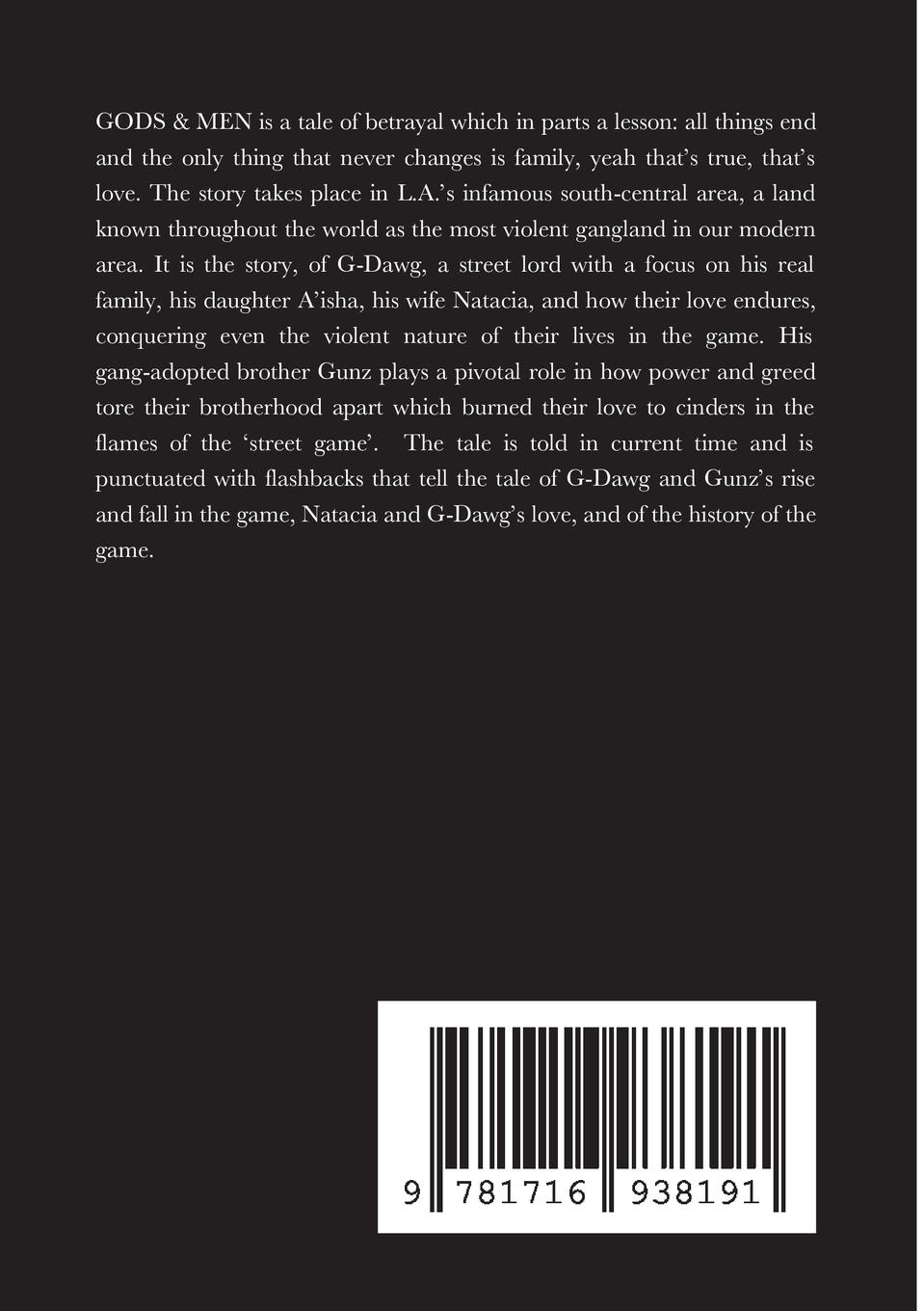 Rückseitencover Gods & Men