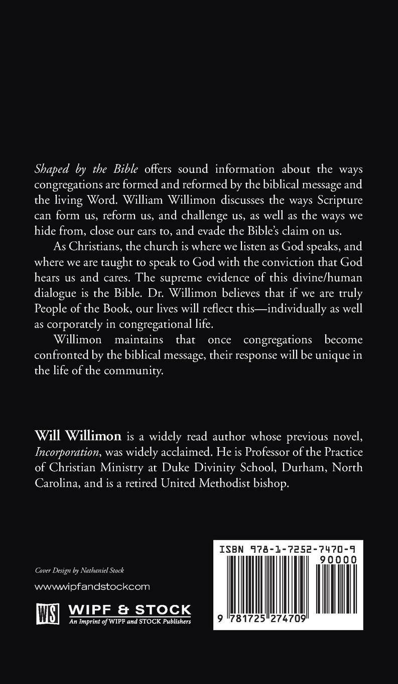 Rückseitencover Shaped by the Bible