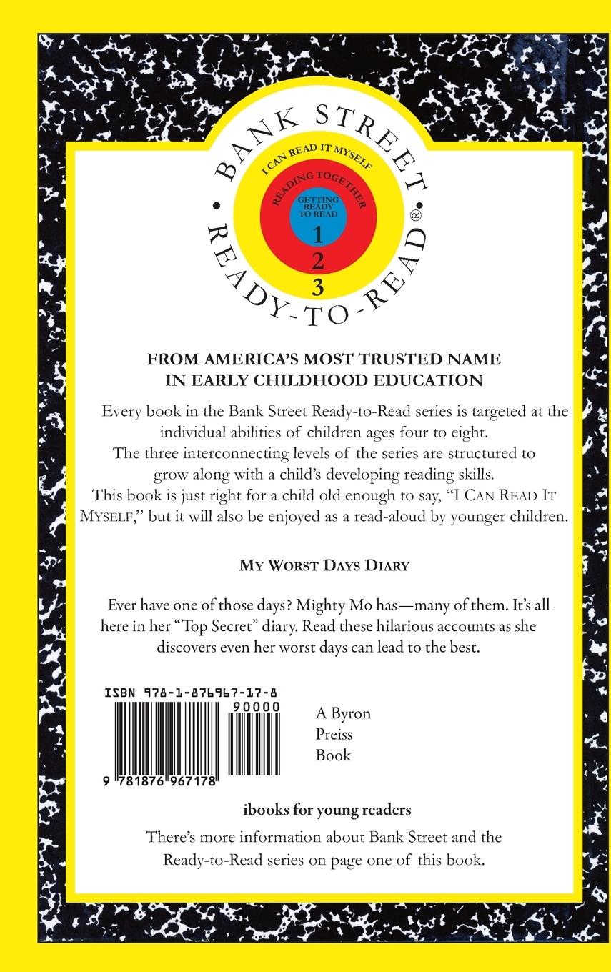 Rückseitencover My Worst Days Diary