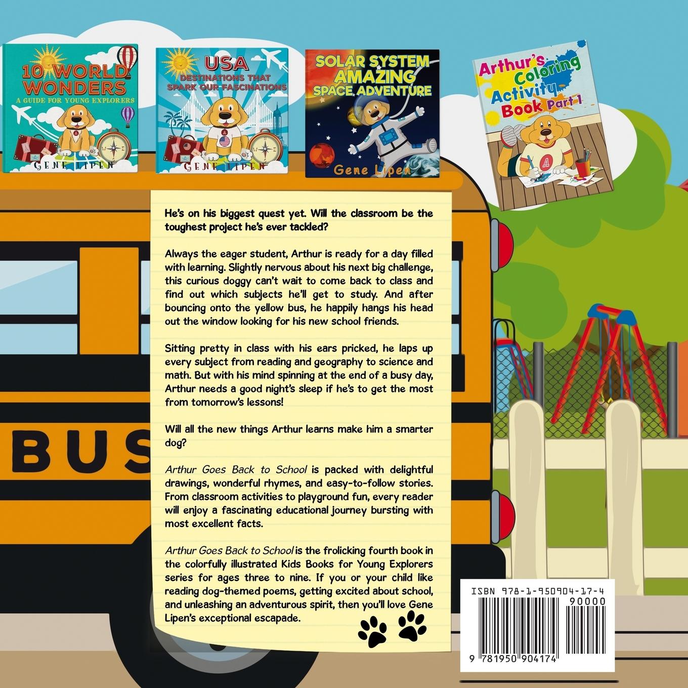 Rückseitencover Arthur goes Back to School