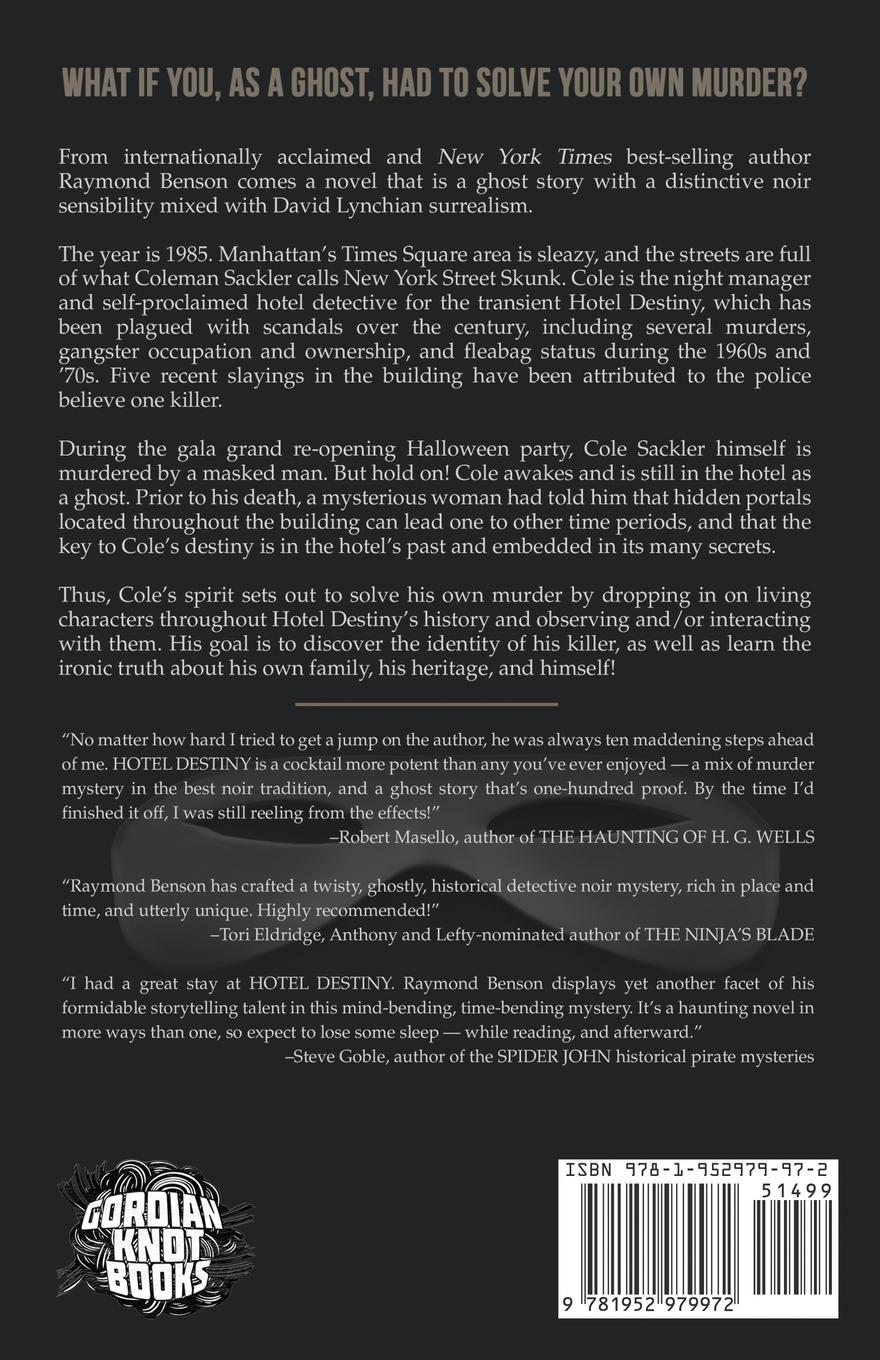 Rückseitencover Hotel Destiny: A Ghost Noir