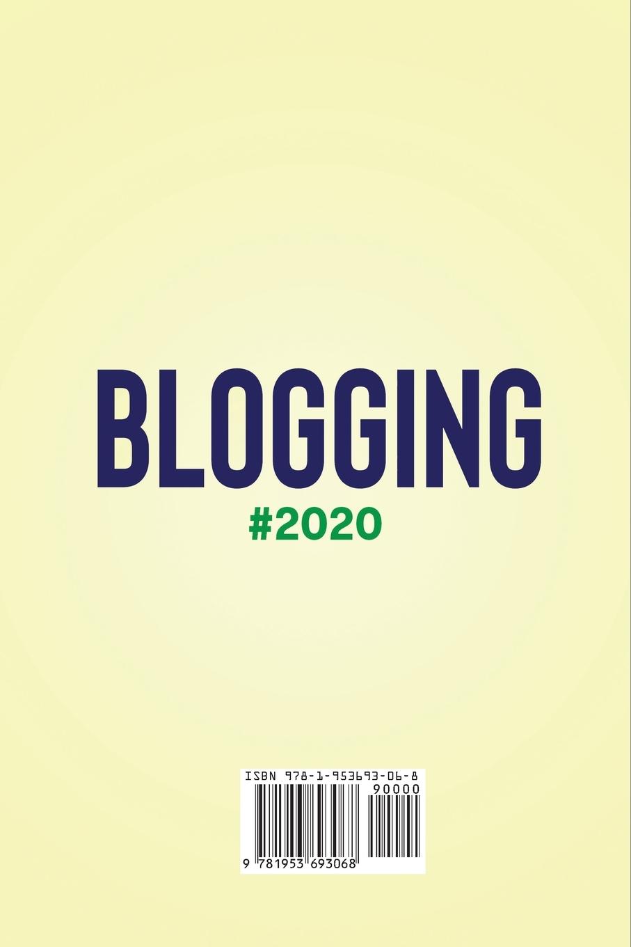 Rückseitencover BLOGGING #2020 $10,000 PER MONTH BOOSTER PROGRAM