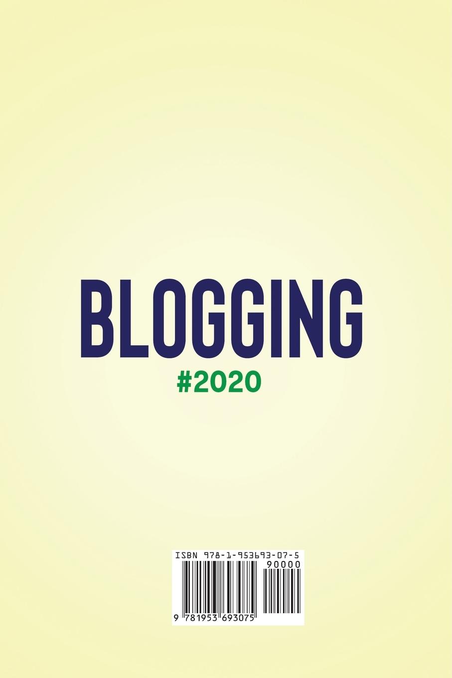 Rückseitencover BLOGGING #2020 Guía para generar $10.000/mes