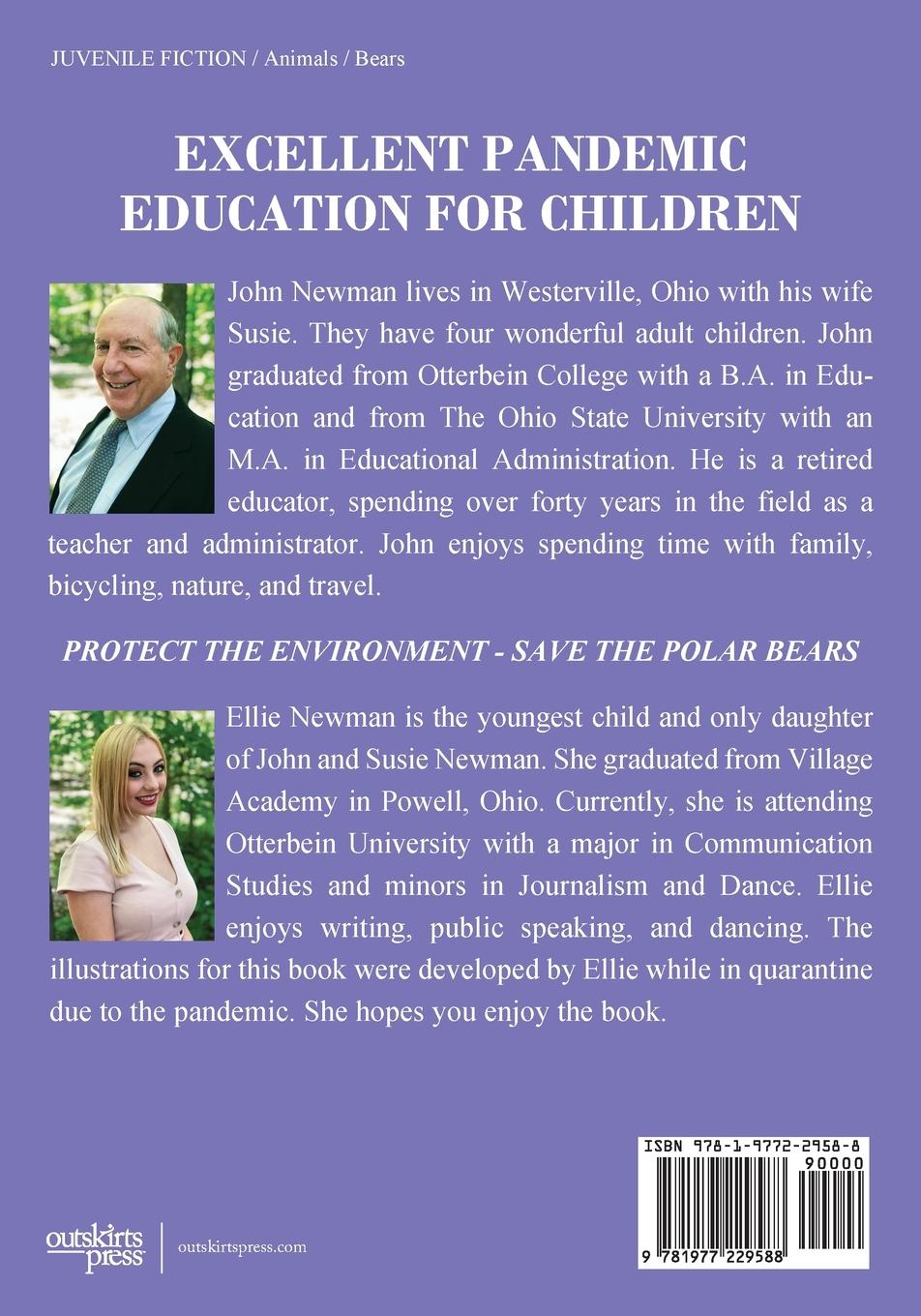 Rückseitencover Baby Polar Bear and The Mean Germ