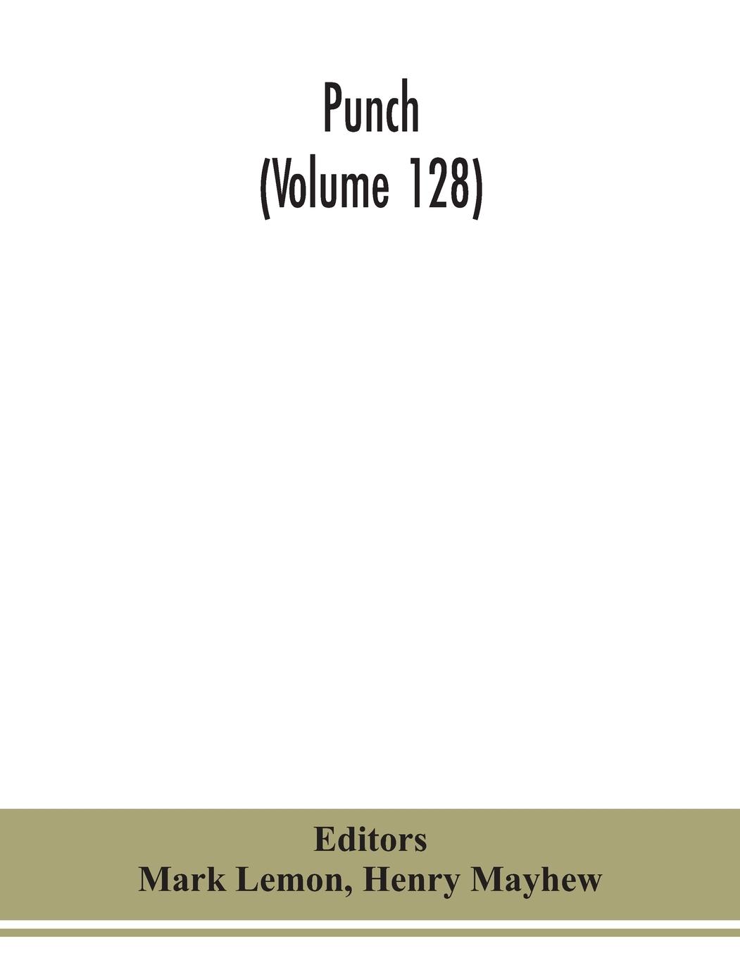 Vorderes Coverbild Punch (Volume 128)