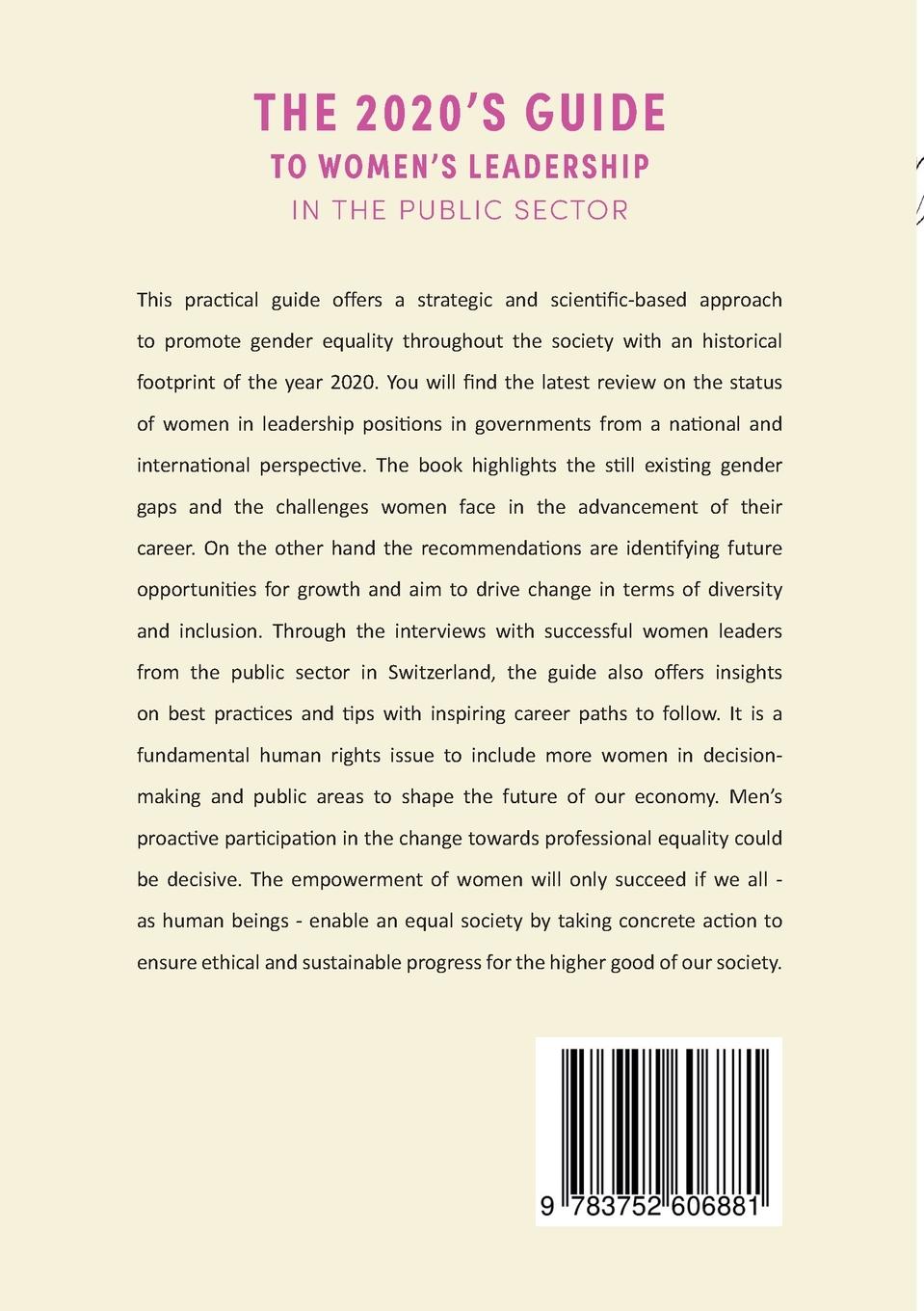 Rückseitencover The 2020's Guide to Women's Leadership in the Public Sector