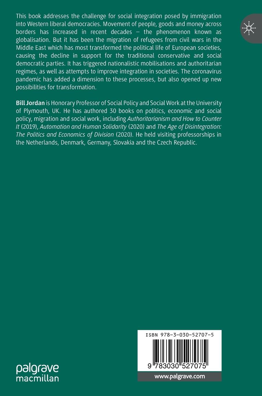 Rückseitencover Immigration, Social Cohesion and Political Reaction