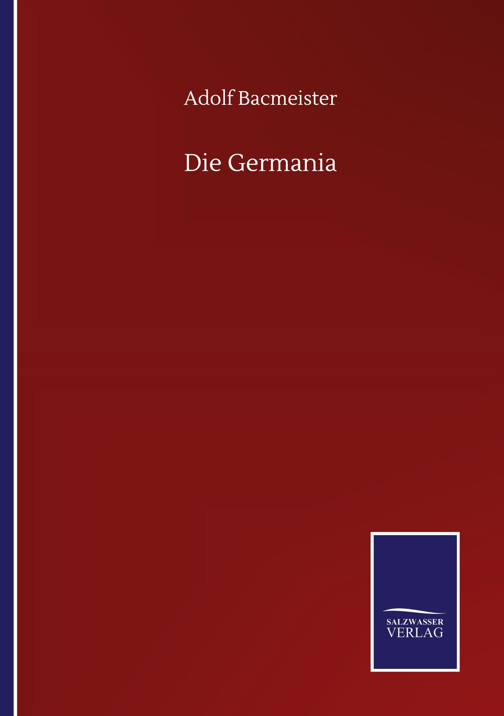 Vorderes Coverbild Die Germania