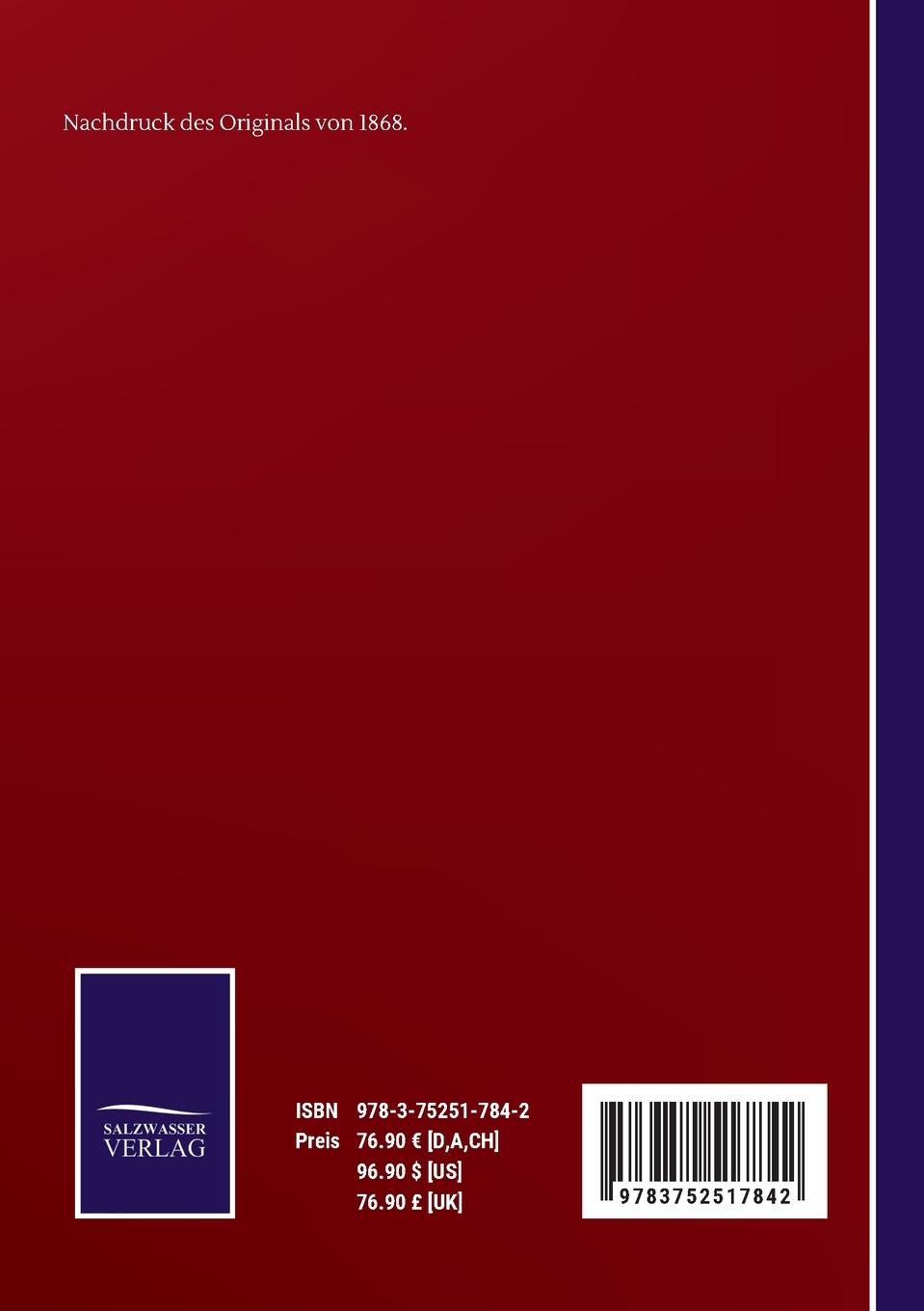 Rückseitencover Friedrich Bodenstedt's gesammelte Schriften