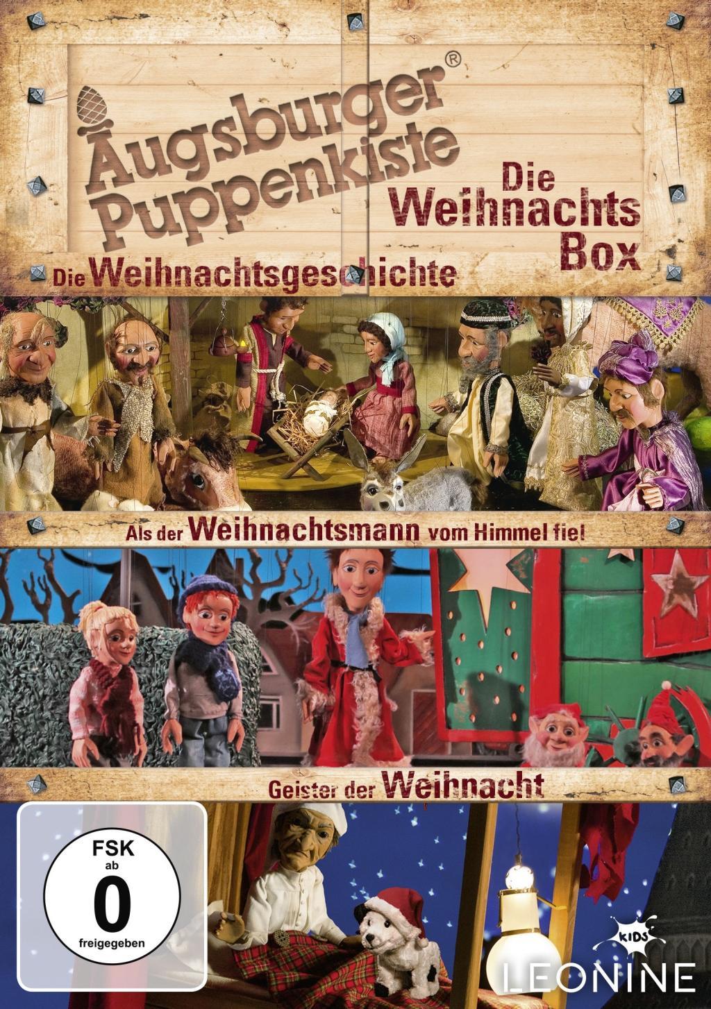 Vorderes Coverbild Augsburger Puppenkiste - Die Weihnachts-Box
