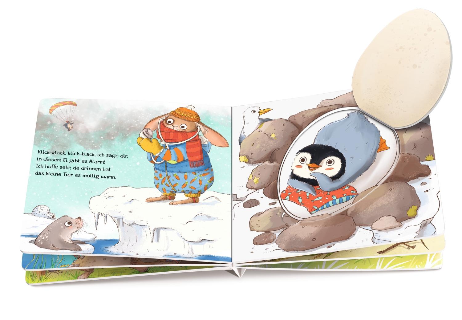 Beispielinhalt (Bild) Tock! Tock! Wer ist im Ei?