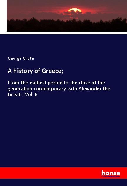 Vorderes Coverbild A history of Greece;