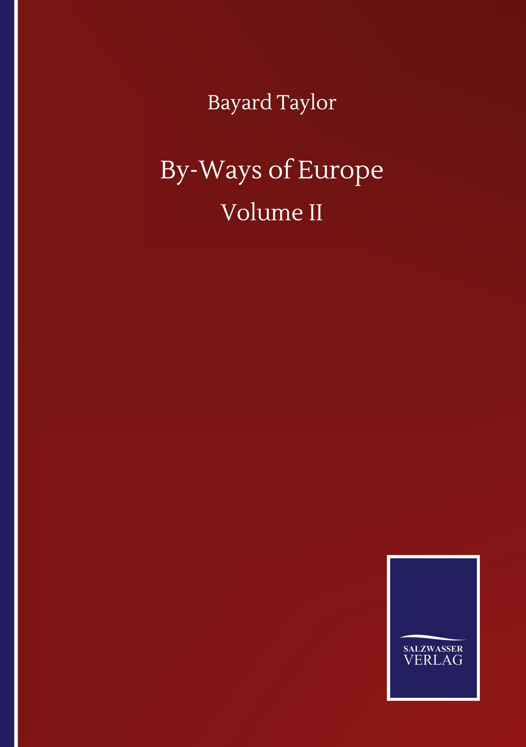 Vorderes Coverbild By-Ways of Europe