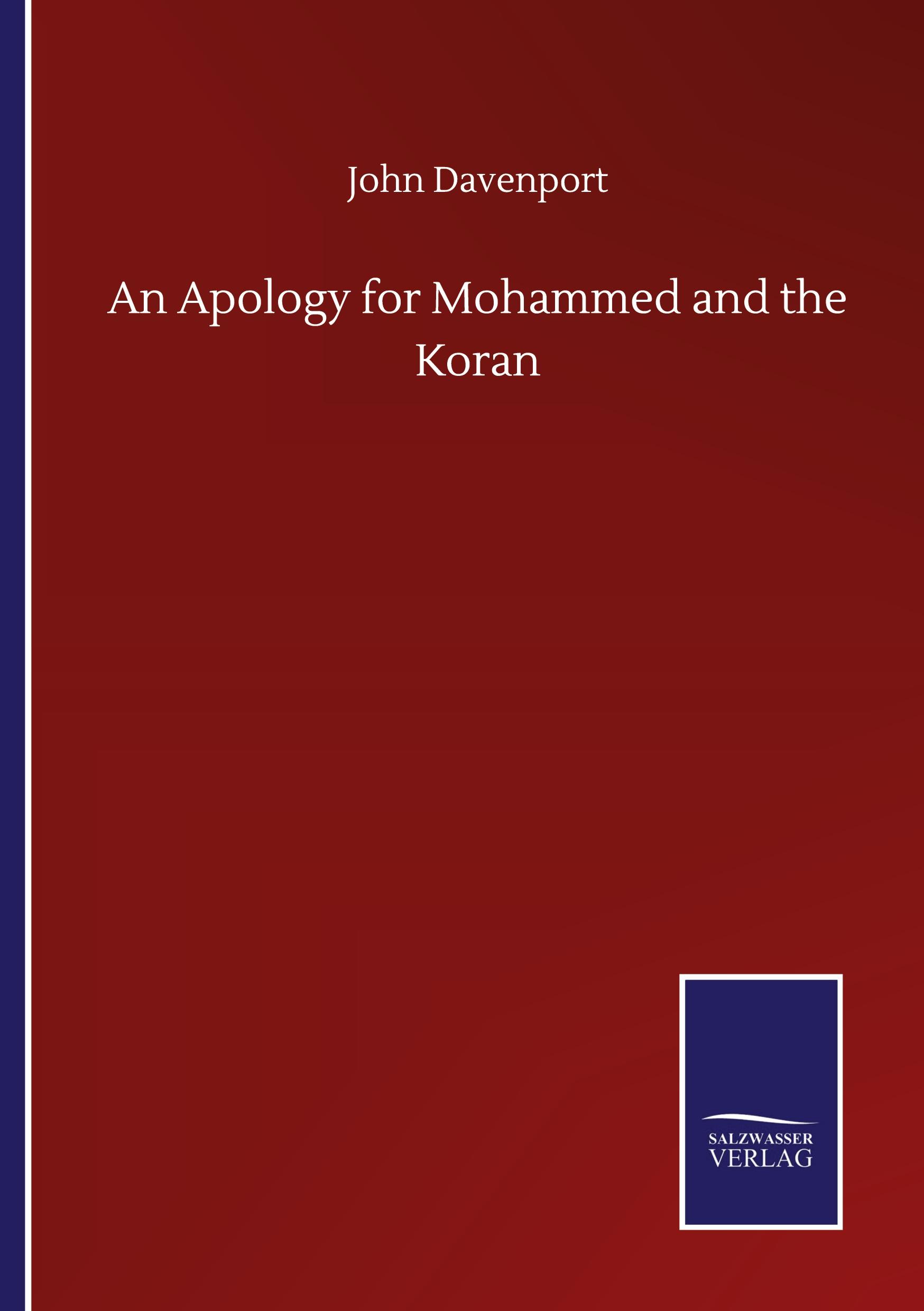 Vorderes Coverbild An Apology for Mohammed and the Koran