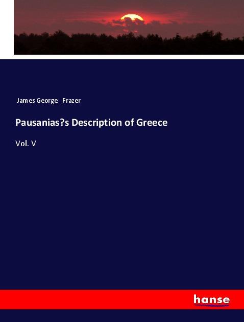 Vorderes Coverbild Pausanias's Description of Greece