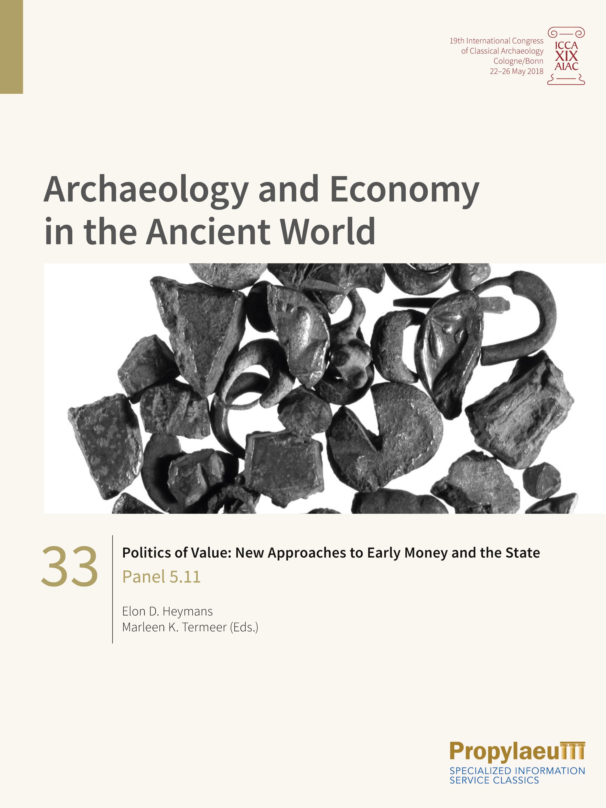 Vorderes Coverbild Politics of Value: New Approaches to Early Money and the State