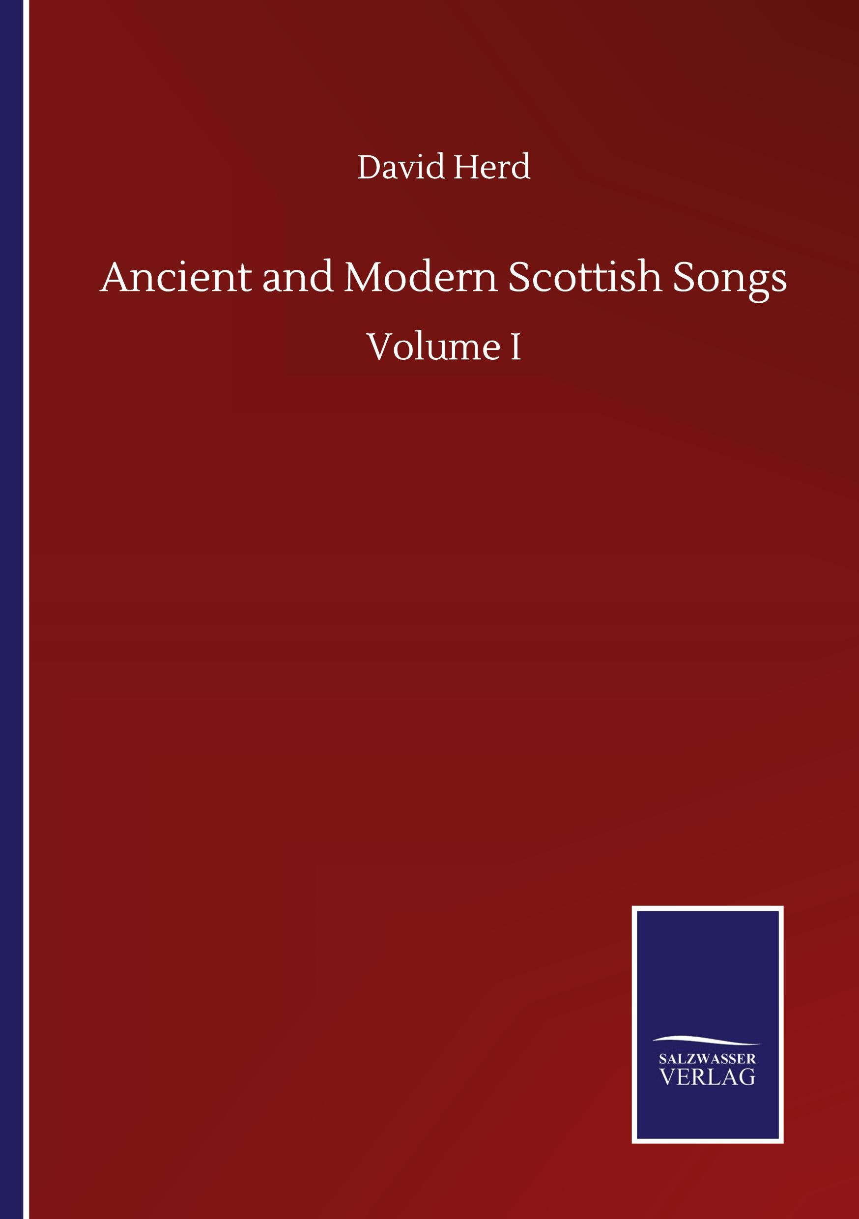 Vorderes Coverbild Ancient and Modern Scottish Songs