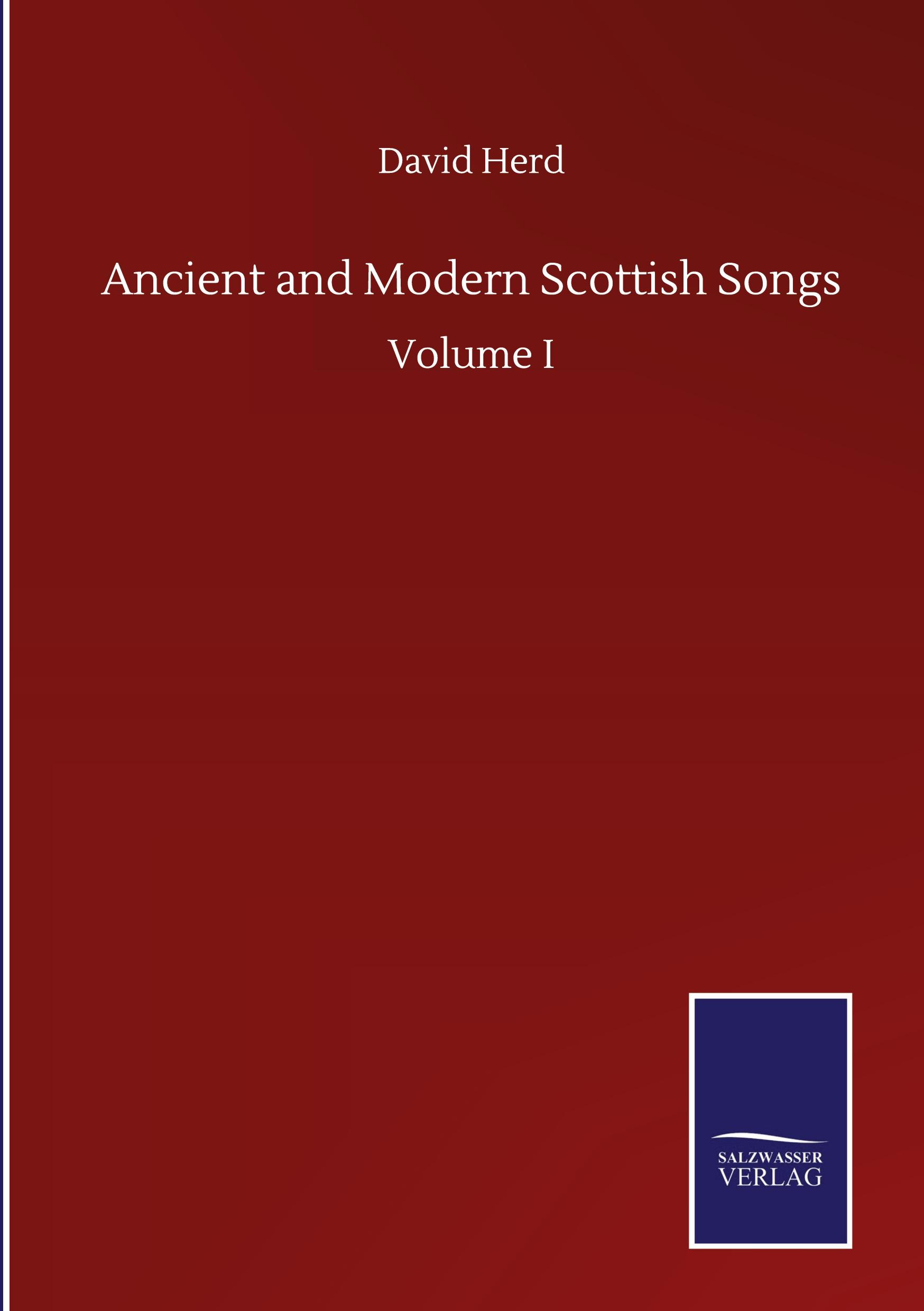 Vorderes Coverbild Ancient and Modern Scottish Songs