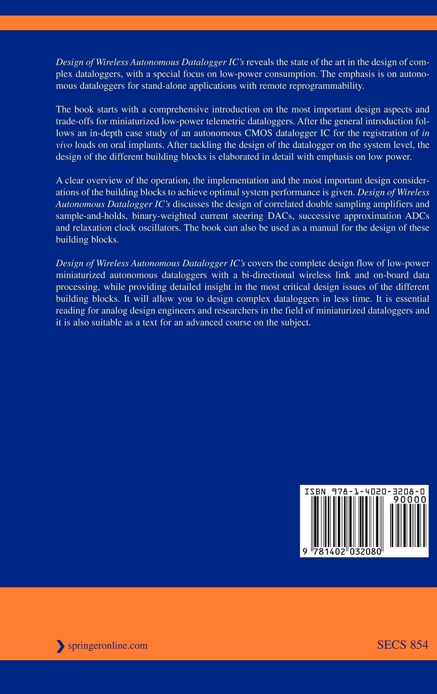 Rückseitencover Design of Wireless Autonomous Datalogger IC's