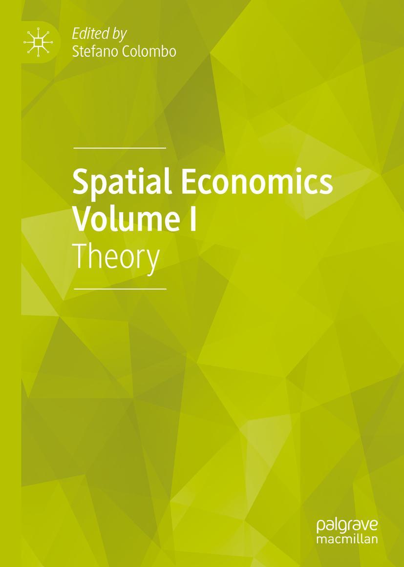 Vorderes Coverbild Spatial Economics Volume I
