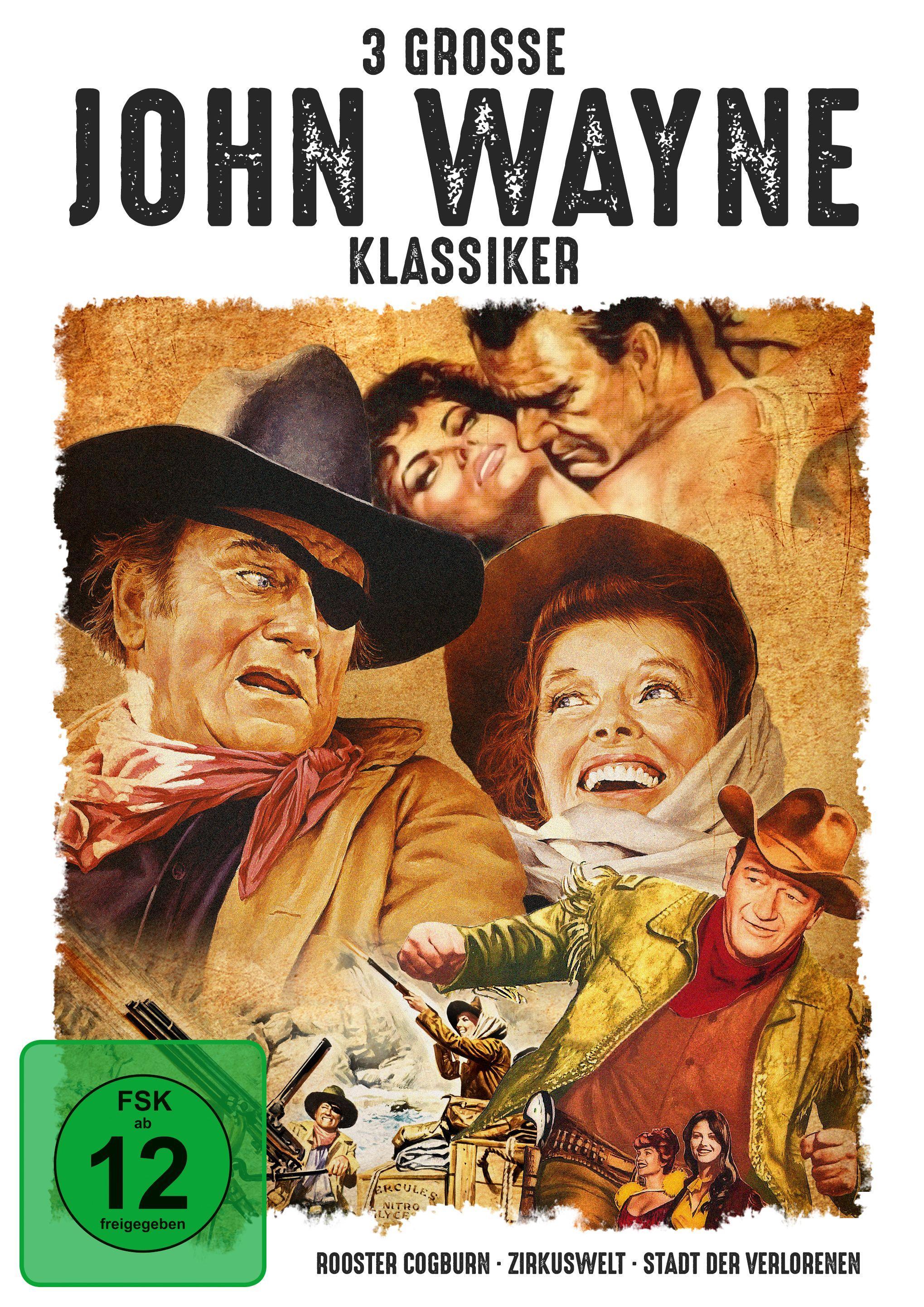 Vorderes Coverbild 3 grosse John-Wayne-Klassiker