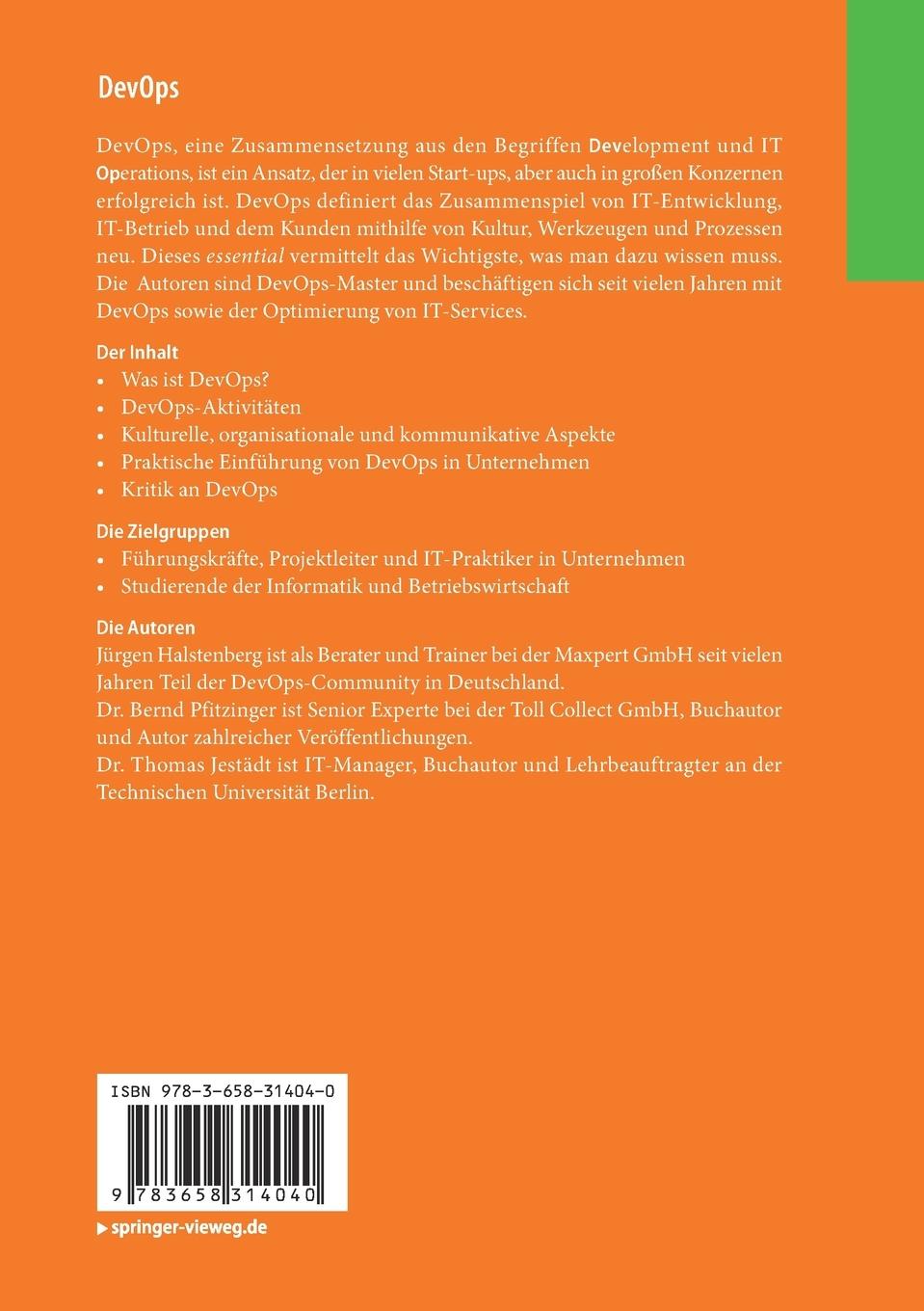 Rückseitencover DevOps