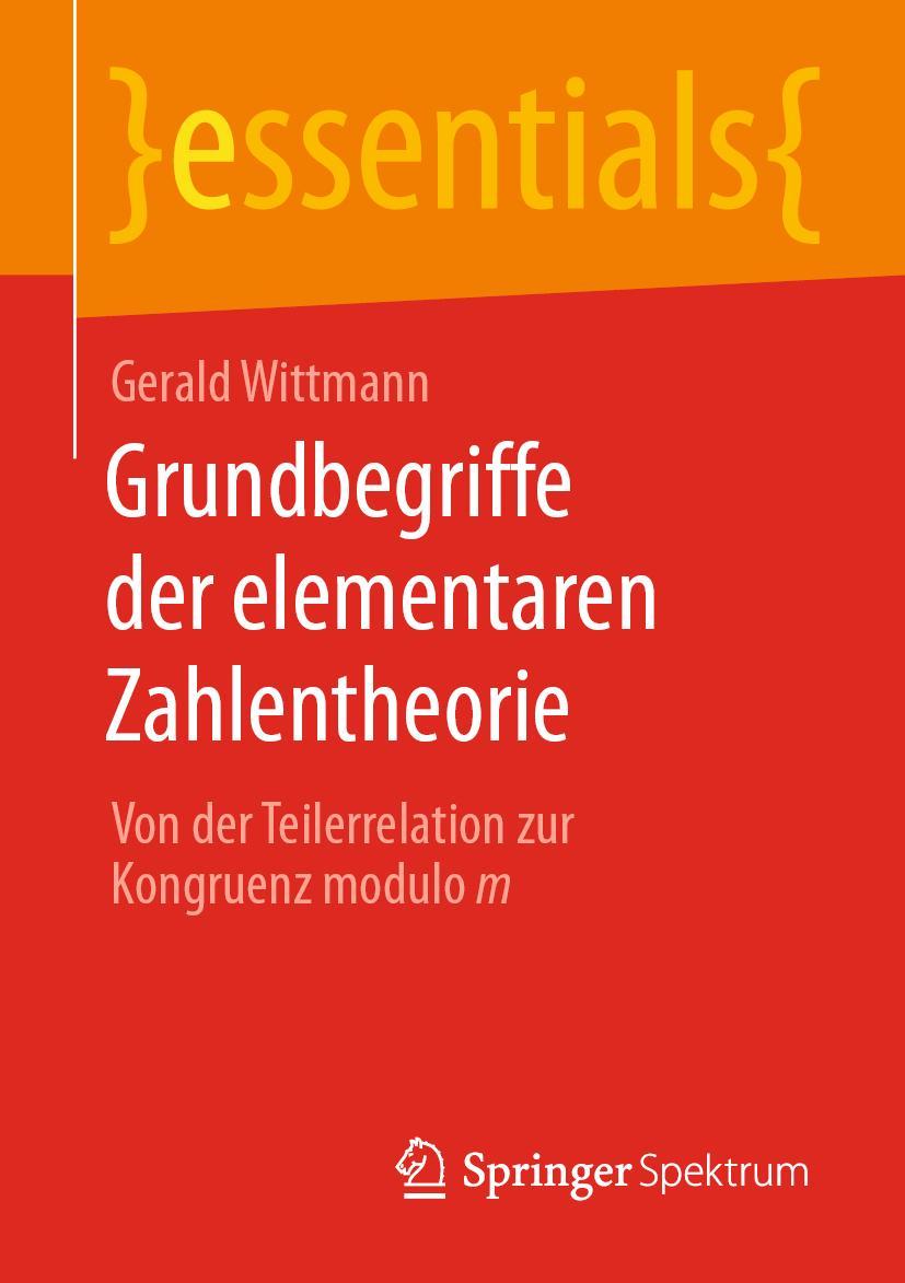 Vorderes Coverbild Grundbegriffe der elementaren Zahlentheorie