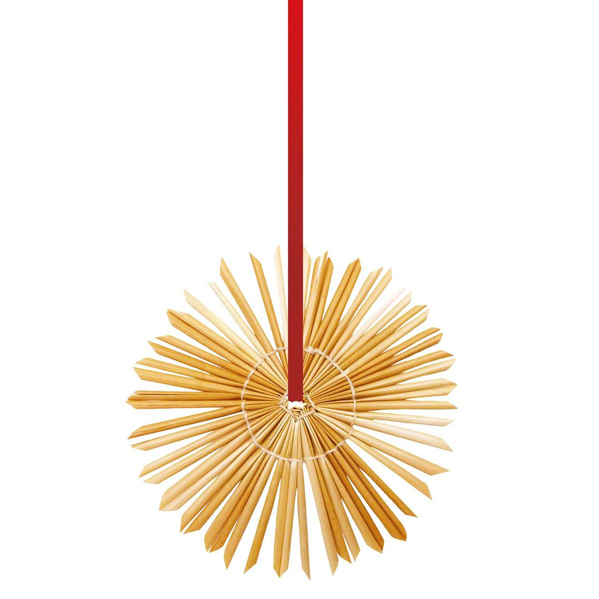 Beispielinhalt (Bild) Der Strohsterne-Adventskalender