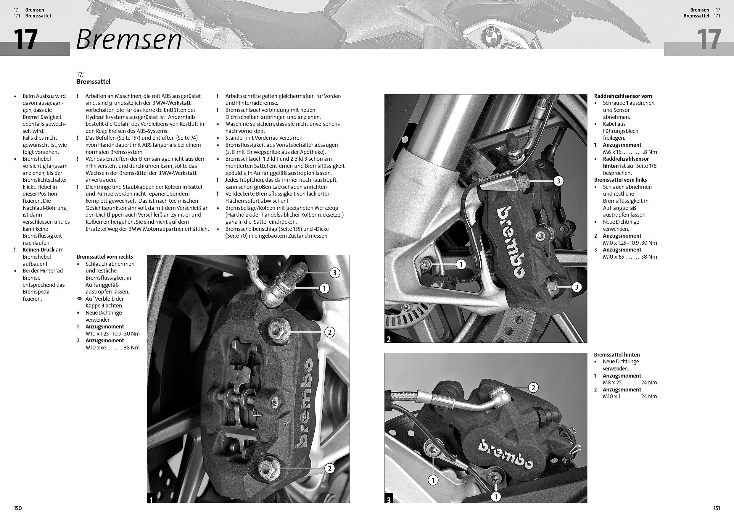 Beispielinhalt (Bild) BMW R1200GS / Adventure wassergekühlt ab Baujahr 2013, Reparaturanleitung