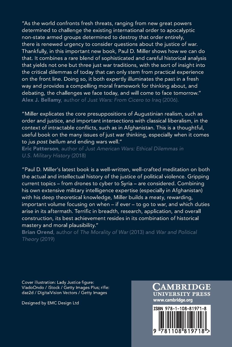 Rückseitencover Just War and Ordered Liberty