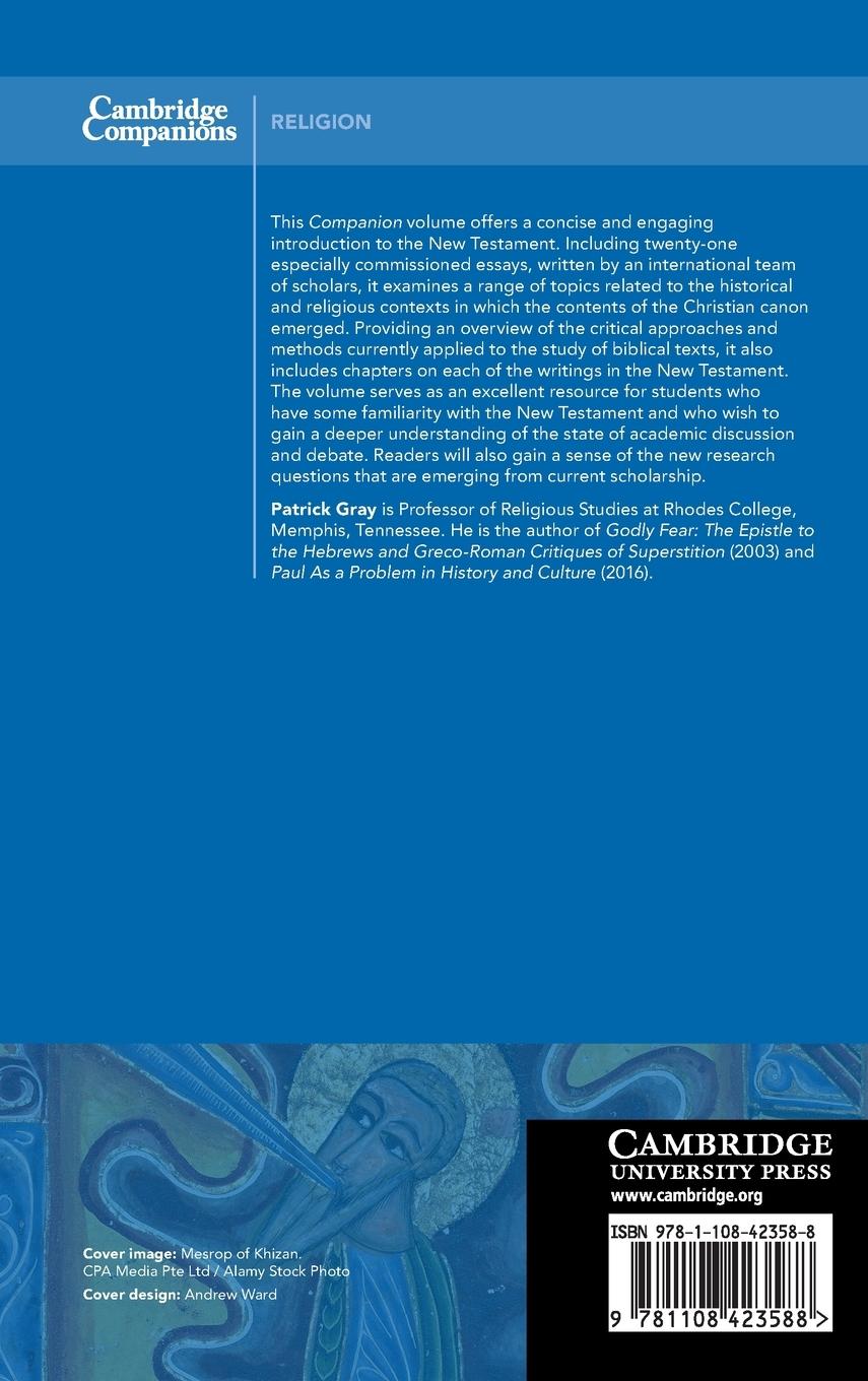 Rückseitencover The Cambridge Companion to the New Testament