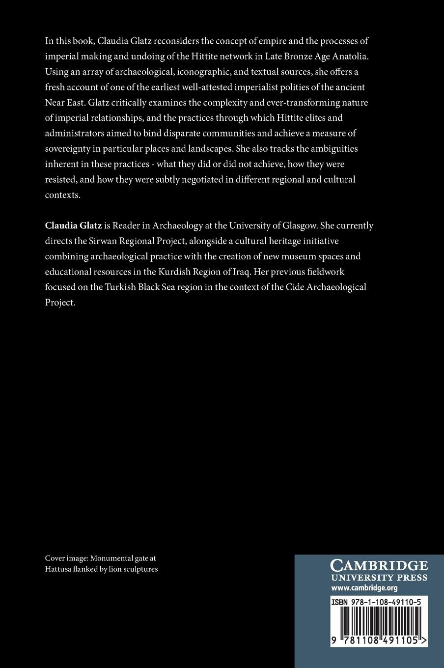 Rückseitencover The Making of Empire in Bronze Age Anatolia