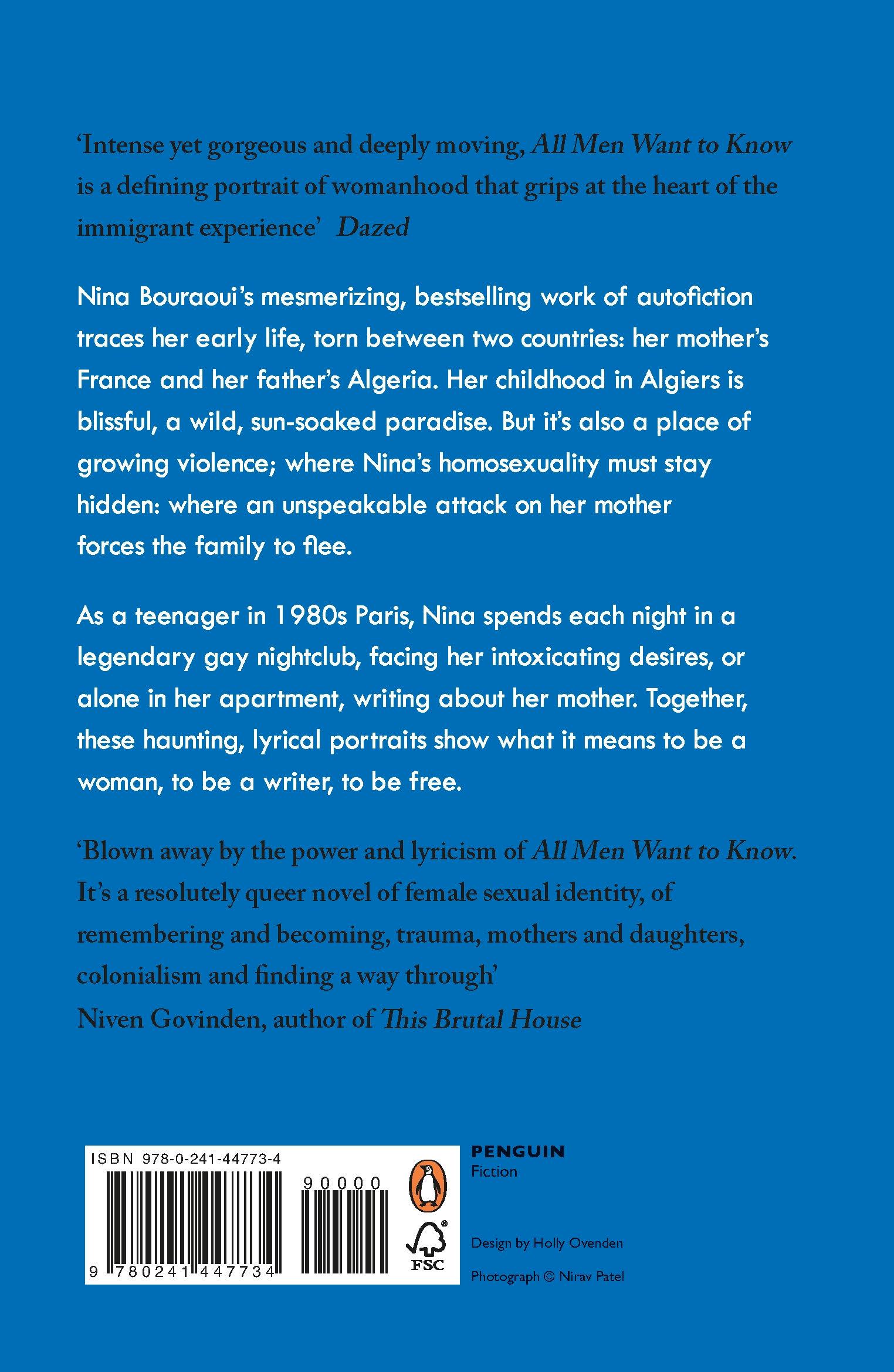 Rückseitencover All Men Want to Know