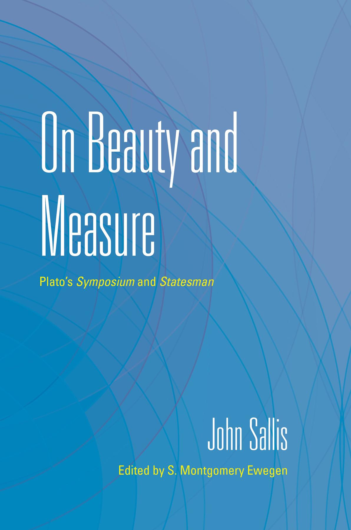 Vorderes Coverbild On Beauty and Measure