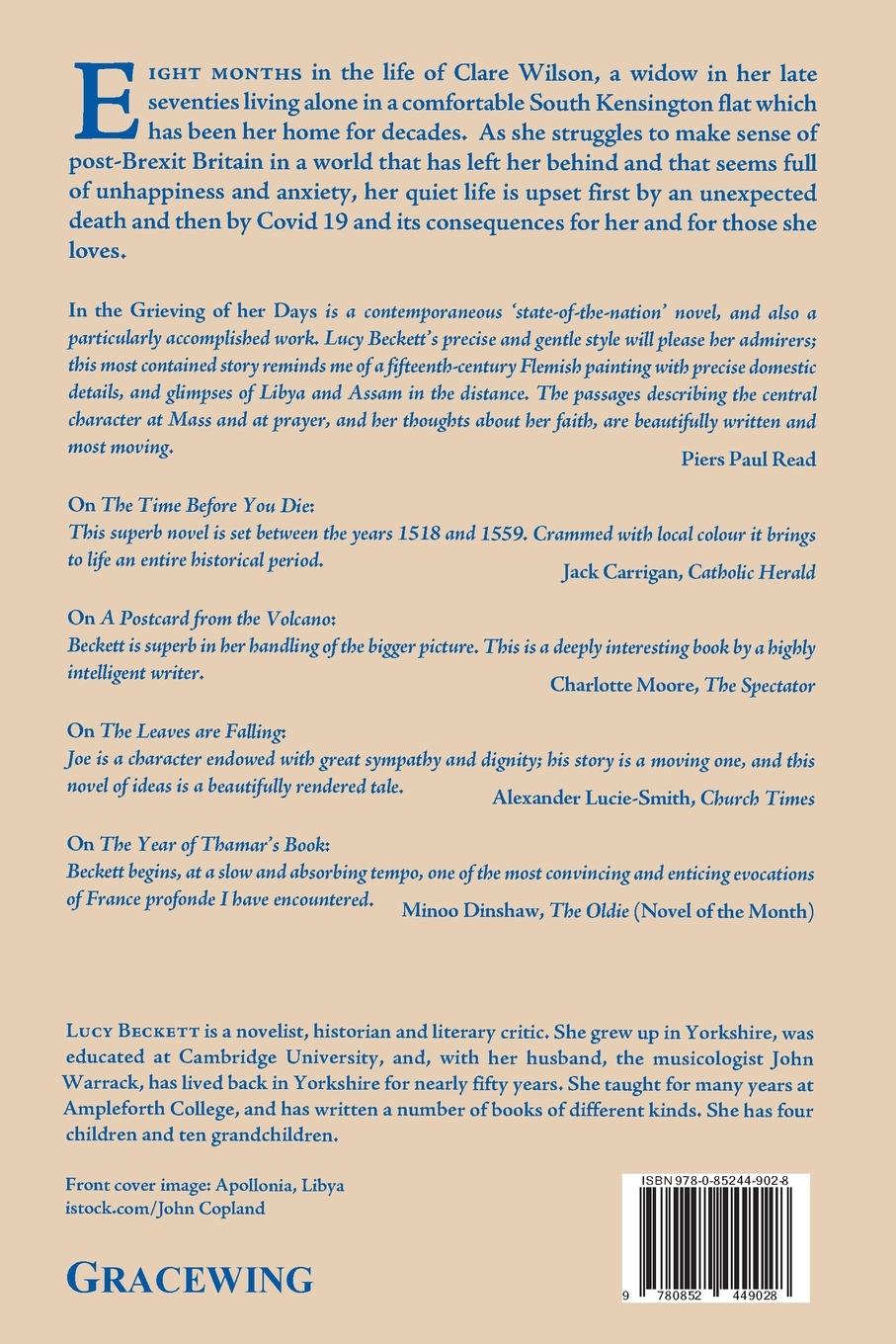 Rückseitencover In the Grieving of her Days